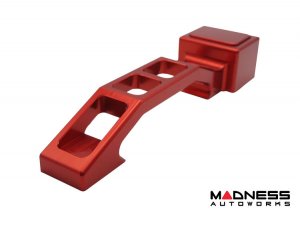 Jeep Wrangler JK Billet Door Handles - Aluminum - Red - 4 Door Jeep Wrangler JK Billet Door Handles - Aluminum - Red - 4 Door